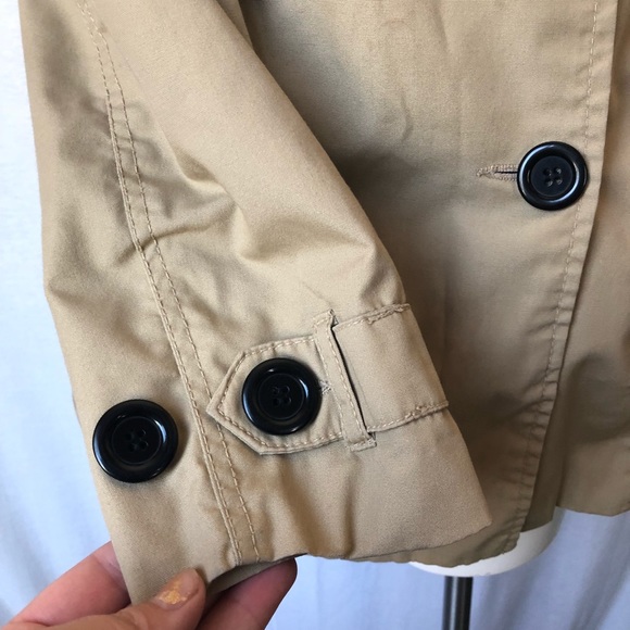 H&M tan double breasted peacoat NWOT - Picture 3 of 6